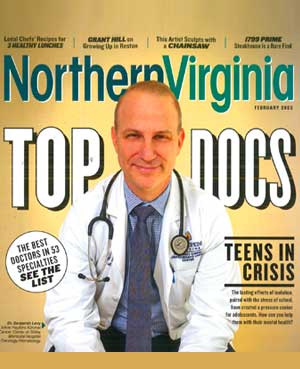Northern Virginia magazine top docs cover photo