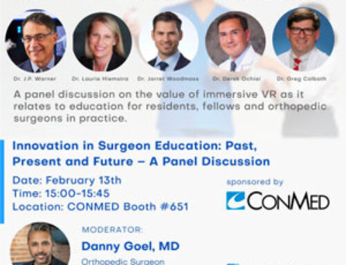 Dr. Ochiai will be included in the AAOS Annual Meeting panel discussion on the value of immersive VR