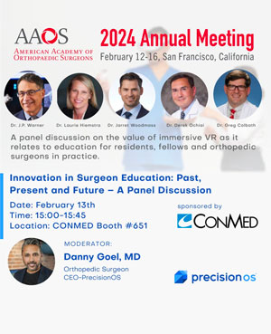 Dr Ochiai featured in the AAOS 2024 Annual Meeting flyer
